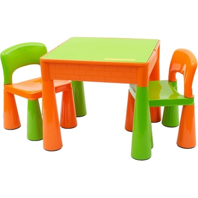 New Baby sada stoleček a dvě židličky oranžová