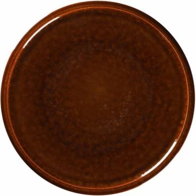 Secret de Gourmet KÁMEN Plochý talíř 28 cm jantarový