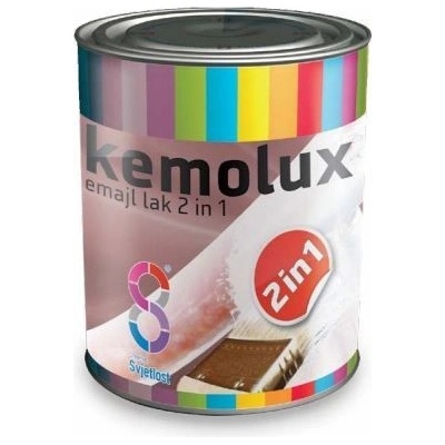 Chromos-Svjetlost Kemolux lak 2v1 - antikorózna farba - biely - 2,5L