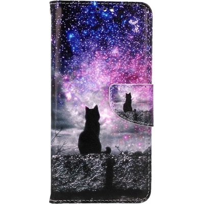 TopQ Xiaomi Redmi Note 10 knížkové Hvězdná obloha