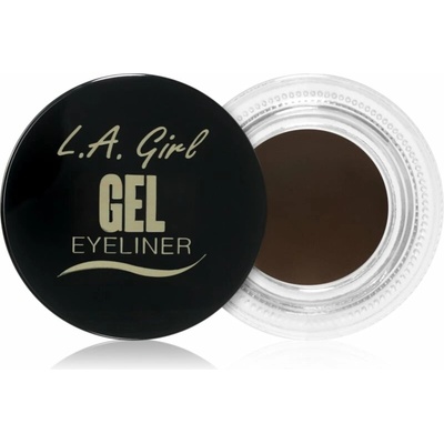 L.A. Girl Cosmetics Gel Eyeliner gélové očné linky Rich Chocolate Brown 3 g