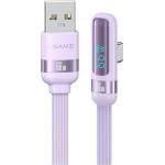 USAMS Кабел USAMS US-SJ651 66W USB-A/USB-C 1.2m, лилав (Usa001719)