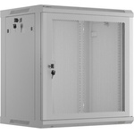 Lanberg Комуникационен шкаф Lanberg rack cabinet 19" wall-mount 12U/600x450 with perforated door grey (flat pack) (WF01-6412-23S)