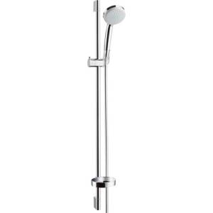Hansgrohe Croma 100 - Комплект душ-глава, 4 струи, штанга 0, 90 м и маркуч, хром 27771000 (27771000)
