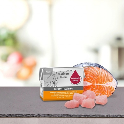 Platinum Menu Turkey & Salmon 12 x 90 g