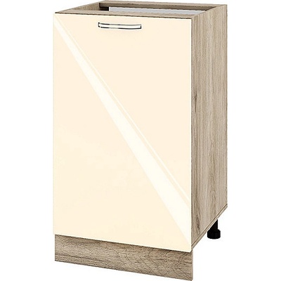 ИРИМ Долен кухненски шкаф Сити АРФ-Бежово гланц-05-43 50 см