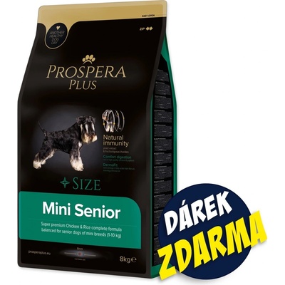 Prospera Plus Mini Senior kuře s rýží 8 kg
