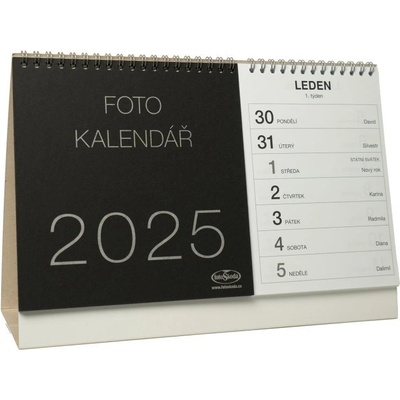 na vlastné foto STOLNÝ čierny 2025