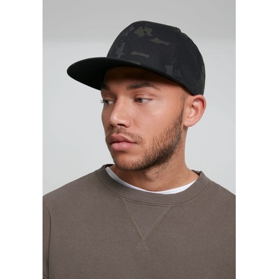 Urban Classics Шапка с козирка в черен камуфлаж Classic Snapback UB-6089MC-01489 - Черен, размер one size