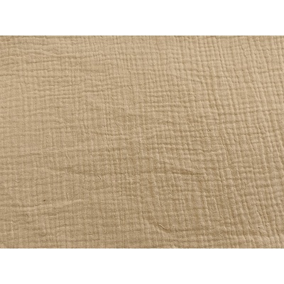 Dvojitá gázovina - sv.béžová š.140cm