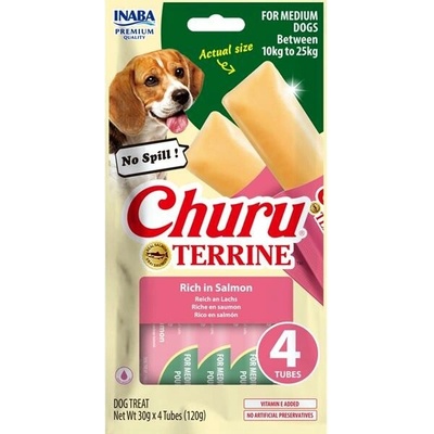 Inaba Churu Terrine Medium Dog losos 4 x 30 g