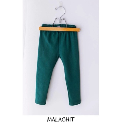 Dívčí oteplené legíny Lily Grey malachit