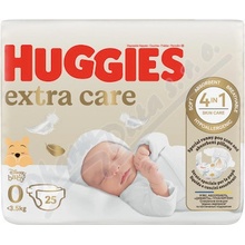 Huggies extra care 0 do 3.5 kg 25 ks