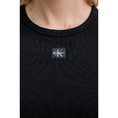 Calvin Klein рокля от памук с еластан (LV047G209G)