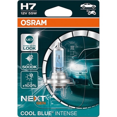 OSRAM autožárovka H7 COOL BLUE INTENSE.NG 64210CBN 55W 12V PX26d blistr