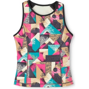 Passenger Дамски топ Passenger Women's Solscape Active Vest Top - Mosaic Mountain Charcoal (916-6058-0114)