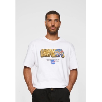 Mister Tee Тениска Nasa HQ Oversize Tee white XXLUB-MT2739-00220 - Тъмносив, размер L