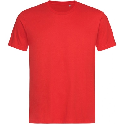 Stedman tričko Crew Neck T Lux krátký rukáv unisex červené scarlet