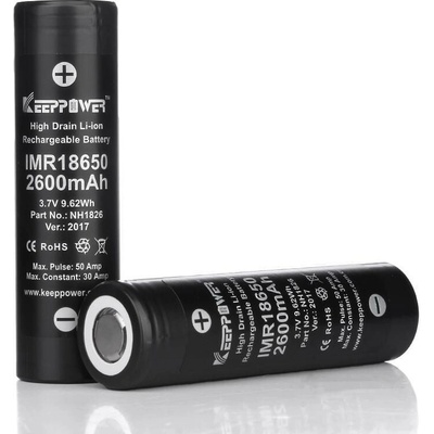 KeepPower IMR18650 2600mAh Li-ion 3,7V 30A