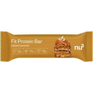 nu3 Протеинов бар Fit - Salted Caramel