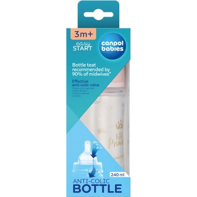 Canpol babies Шише 240 мл Royal Baby H (35/234_pin)