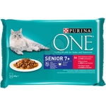 ONE Senior 7+ beef 4x85 g