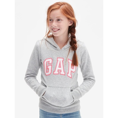 GAP 849381-15 dětská mikina s logem šedá