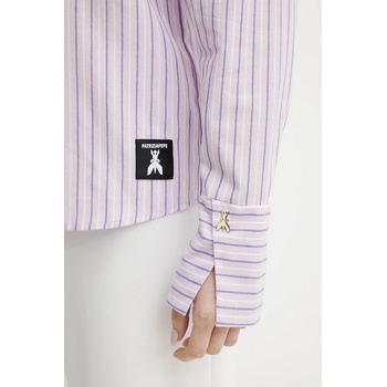 Patrizia Pepe Памучна риза Patrizia Pepe дамска в розово със стандартна кройка с класическа яка 2C1636 A569 (2C1636.A569)