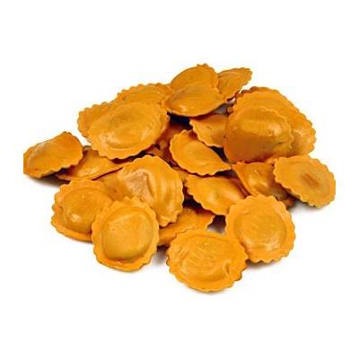 Sassella Čerstvé agnolotti s rajčatovou náplní a mozzarellou kulaté a červené 0,5 kg