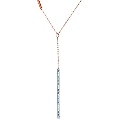 SAVICKI Колие savicki: розово злато, диаманти