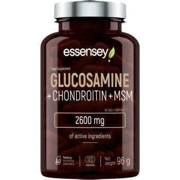 Image 1 of ESSENSEY Glucosamine + Chondroitin + MSM [120 капсули]