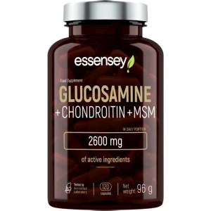 ESSENSEY Glucosamine + Chondroitin + MSM [120 капсули]