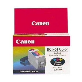 Canon Принтираща глава в комплект с мастилници canon bci61 color, Червен, Син, Жълт