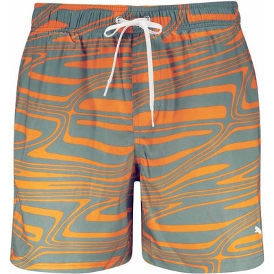 Puma Swim formstrip mid oranžové 947056-02