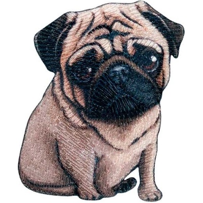 Nažehlovačka Pejsek Mops 5,1 x 4 cm Monoquick