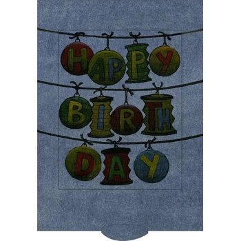 Living Card Поздравителна картичка Living Card - Светещи балони (SM137)