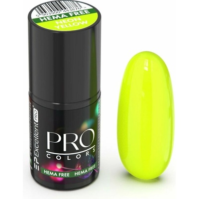 Excellent PRO Gel Lak Pro Colors HemaFree 26 NEON YELLOW 7 g