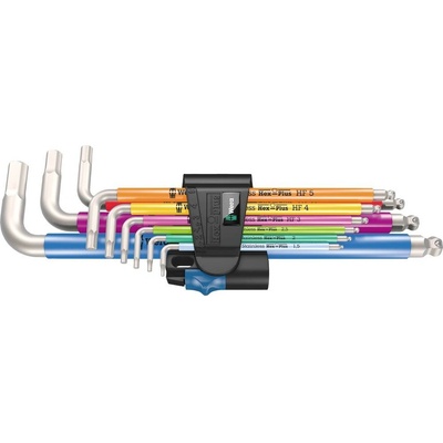 Wera 3950/9 Hex-Plus Multicolour HF Stainless 1 imbus sada kľúčov 05022699001