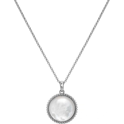 Hot Diamonds Strieborný náhrdelník s diamantom a perleťou DP922