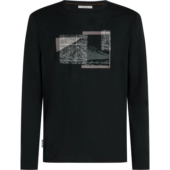 Icebreaker Men Merino 150 Tech Lite LS Tee Peak Balance Размер: L / Цвят: черен