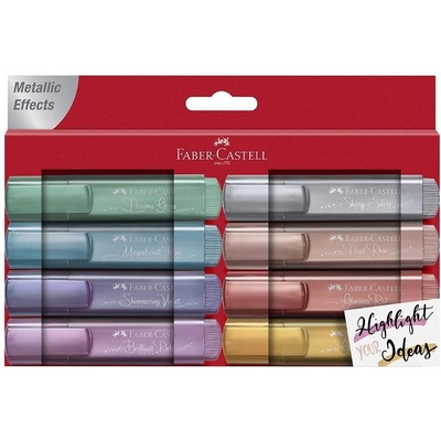 Faber-Castell 46 Metallic sada 8 ks 154689