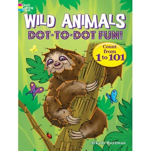 Wild Animals Dot-to-Dot Fun | Arkady Roytman (ISBN: 9780486838380)