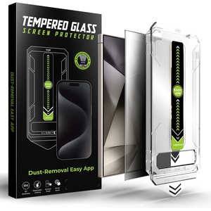 Techsuit Протектор за Samsung Galaxy S24 Ultra - Techsuit - [Съвместим с отключване с пръстов отпечатък] TitanGlass CrystalHD - Privacy