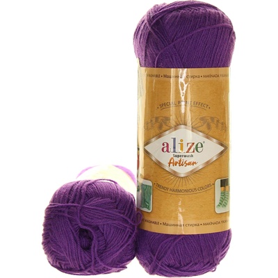 Alize Superwash Artisan 44 fialová