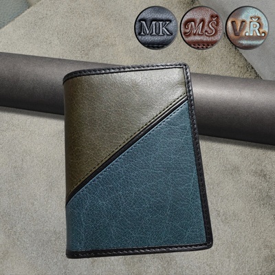 ARTEMO Váš monogram vyrazíme ZDARMA luxusní pánská kožená peněženka OSKAR MASTER LEATHER
