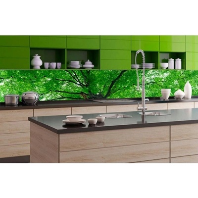 DIMEX ART Фототапет за кухня - върхове на дърветата 350 x 60 см