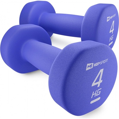 Hop-Sport Sada neoprénových fitness činiek 2 x 4 kg