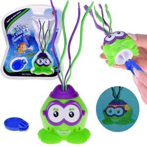 Jokomisiada Glowing Crab toy for learning to dive, water bath toy SP0777