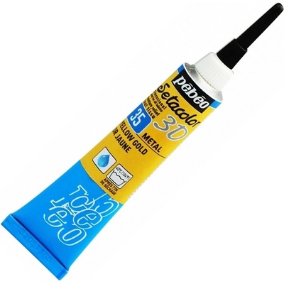Setacolor 3D kontura 35 metalická yellow gold 20 ml Pebeo