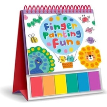 Finger Painting Fun: Easel Coloring Book with 6 Paints